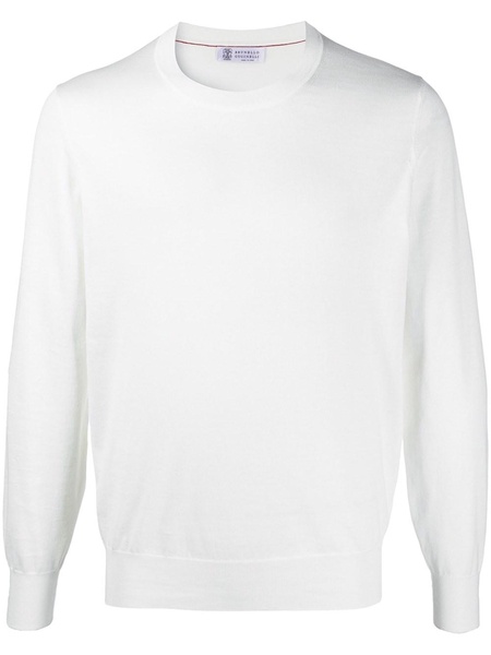 Sweatshirt with ribbed edge