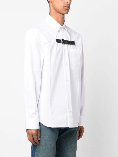 VERSACE Men's Leather Strap White Shirt for FW23