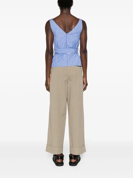 Dries Van Noten Striped Sleeveless Top