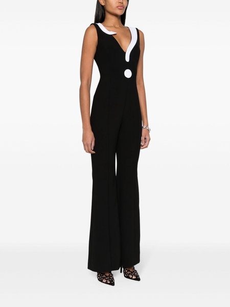 contrasting-detail jumpsuit