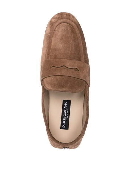 Dolce & Gabbana Calf Suede Driver Shoe