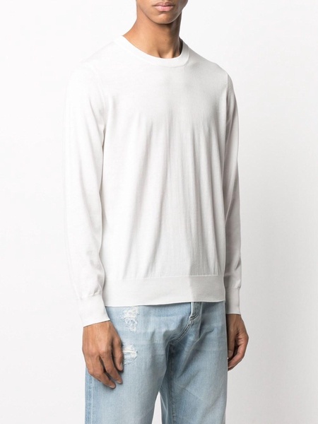 Sweatshirt with ribbed edge