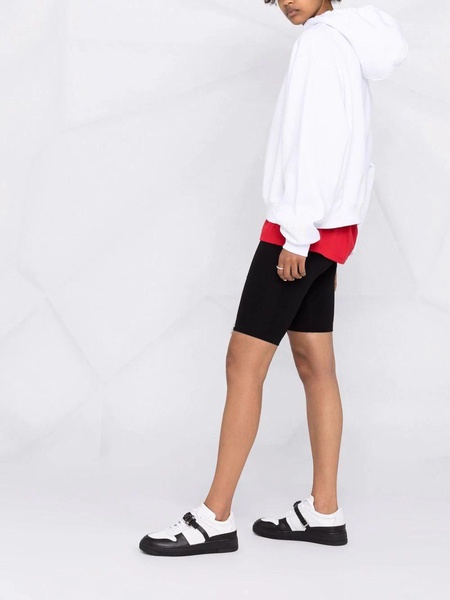 Alexander Wang Essential Terry Hoodie With Puff Paint Logo