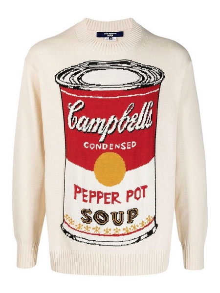 X andy warhol intarsia-knit jumper