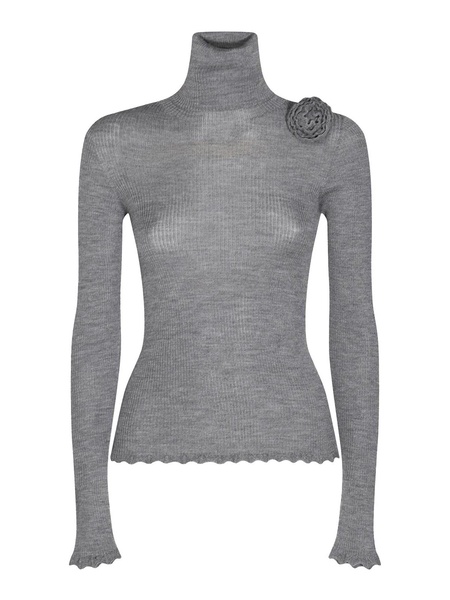 Grey Wool Knitwear