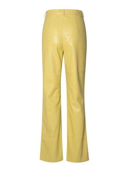 Leena Lime Polyurethane Pants