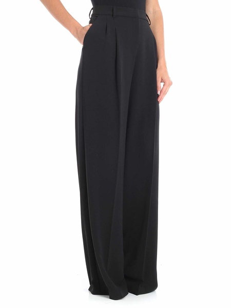 Giorgione black palazzo trousers