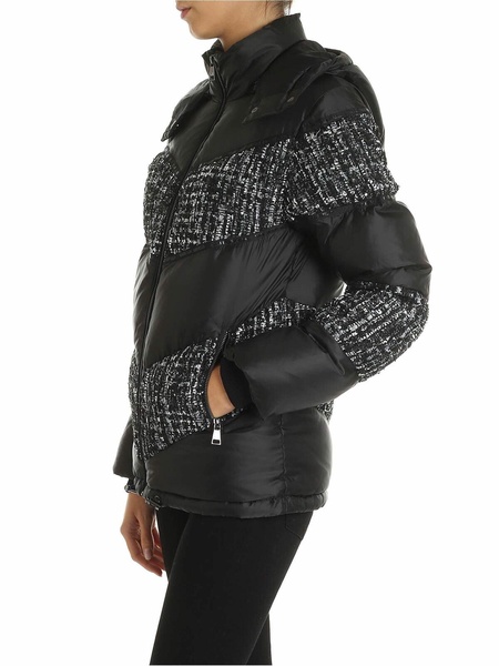 Boucle detailed jacket in black