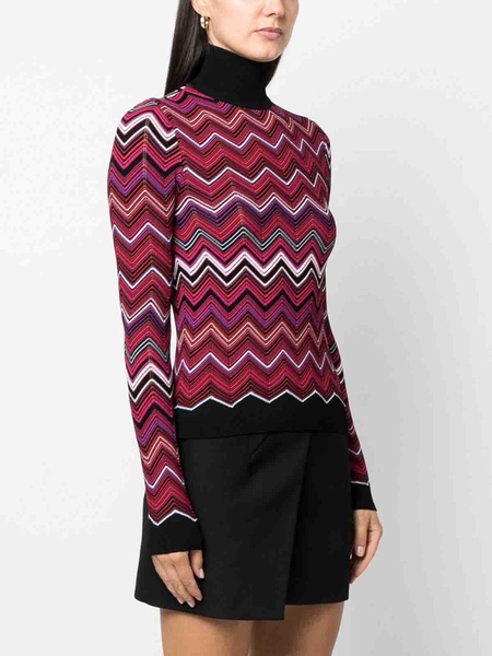 Zig-zag motif jumper