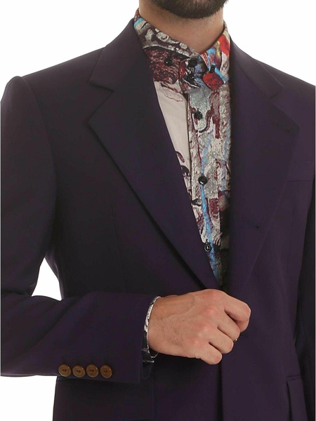 Purple wool jacket