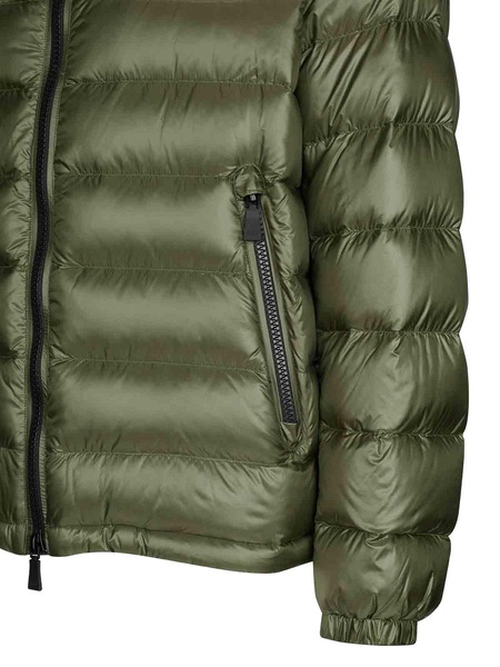 Green Quilted Down Jacket