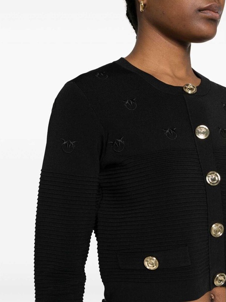 Cardigan A Coste - Nero / XS