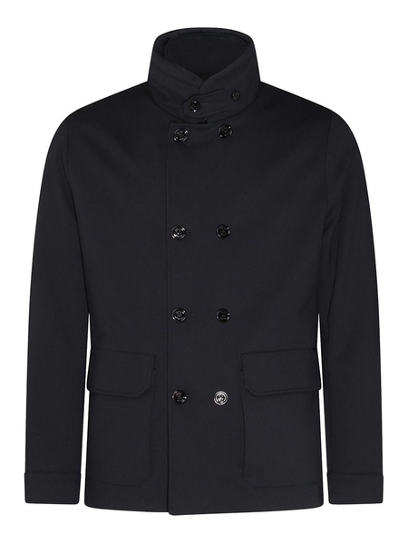 Dark Navy Viscose Coat