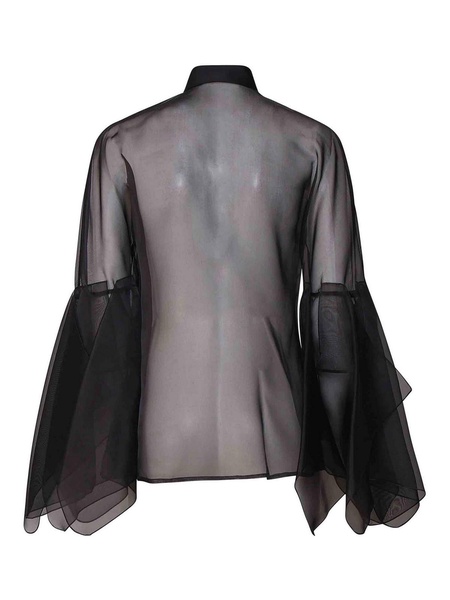 Blouse With Transparent Details