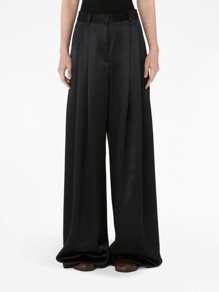 High-rise wide-leg trousers