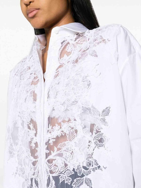 Lace pattern shirt