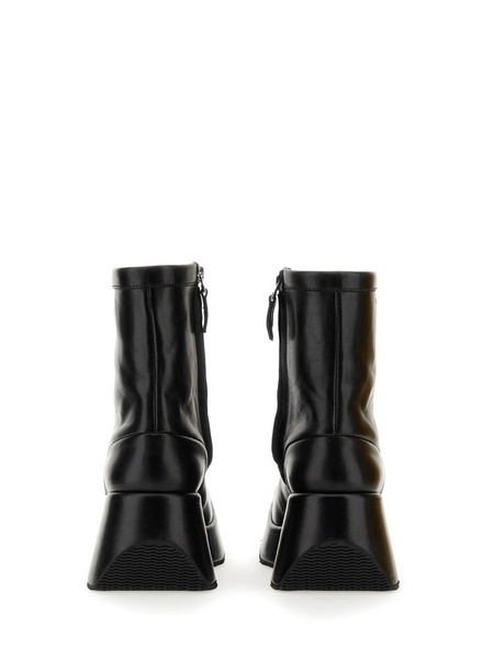 Ankle Boots With Square Toe