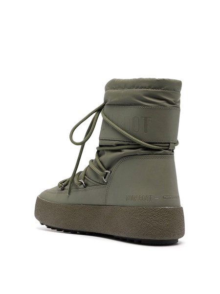 Tonal logoed ankle boots