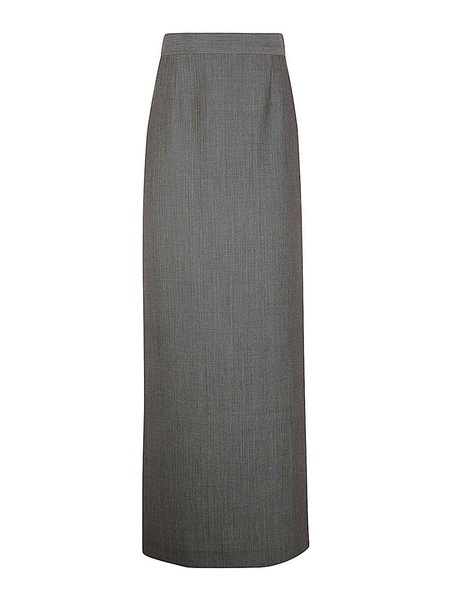 Wool Tweed Long Skirt