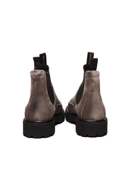 Suede And Rubber Ankle Boot