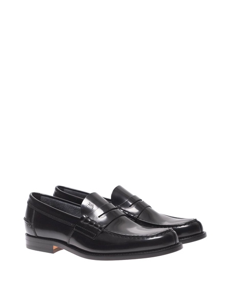 Polished leather loafers