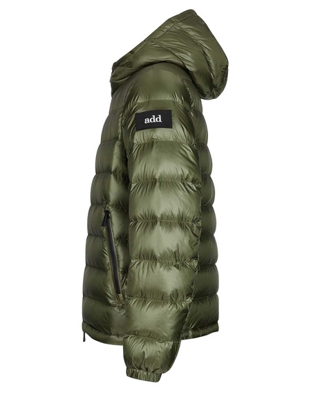 Green Quilted Down Jacket