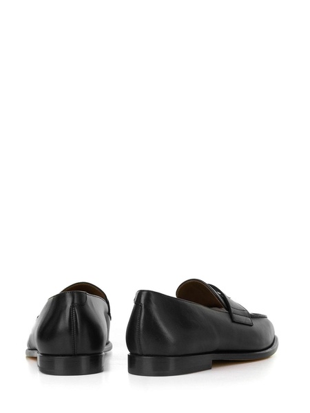 Doucals Black Leather loafers