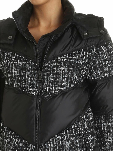 Boucle detailed jacket in black