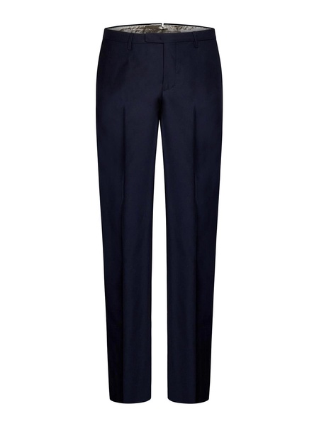 Dark Blue Virgin Wool Tuxedo Suit