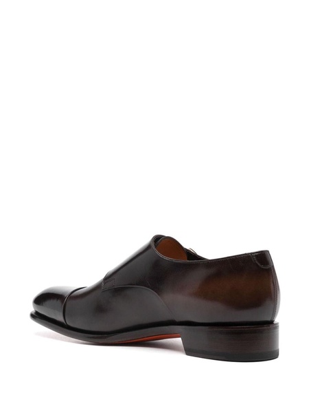 Leather  Monk Strap Shoes