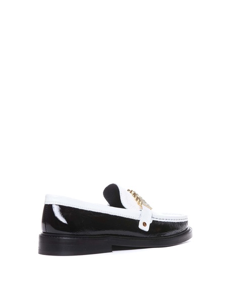 Moschino college two-tone loafers