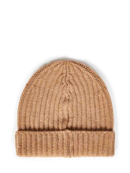 Fishermans Rib-Stitched Cashmere Knit Beanie