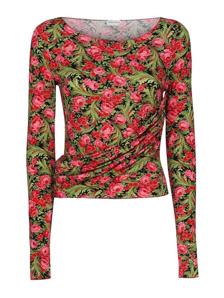 Long-sleeved top with print