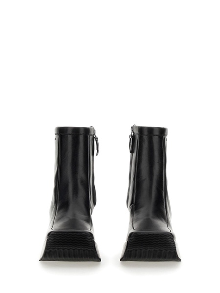 Ankle Boots With Square Toe