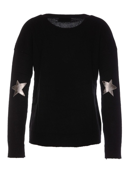 Star detail crewneck