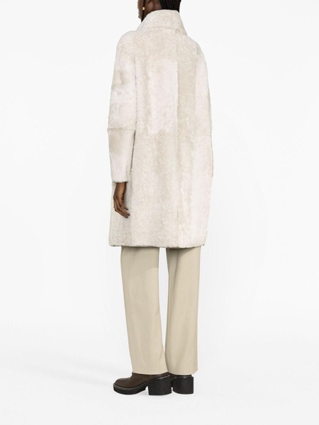 Brunello Cucinelli Full-Zipped Shearling Coat