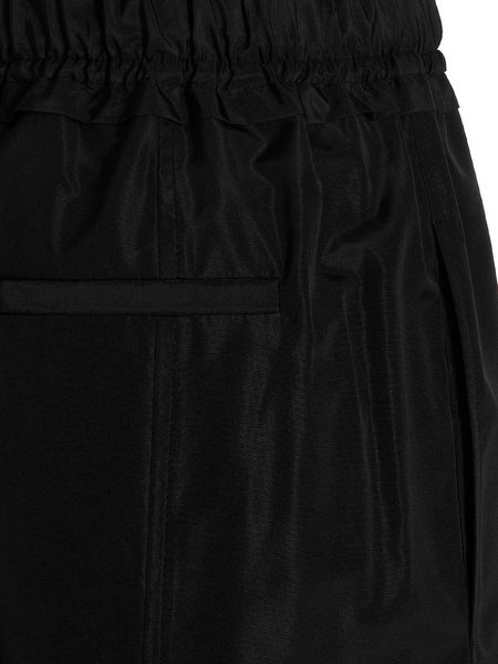 Nylon and silk taffeta trousers