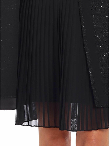 Black wrap skirt