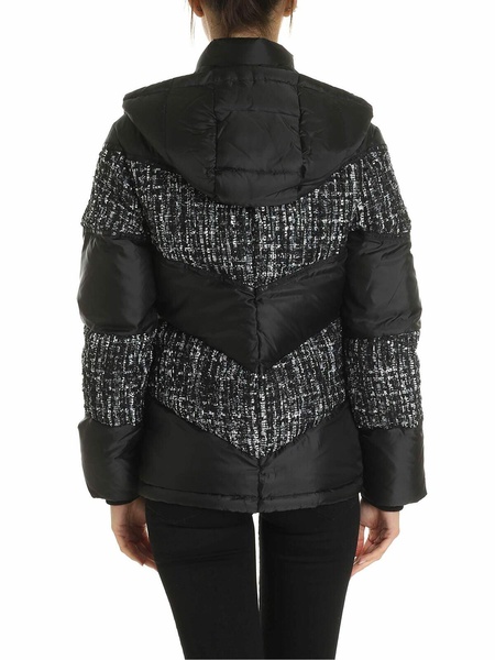 Boucle detailed jacket in black