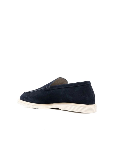 Suede lace-ups with rubber sole