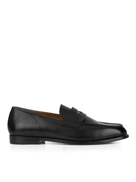 Doucals Black Leather loafers