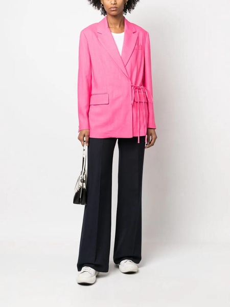 Msgm coarse wrap blazer