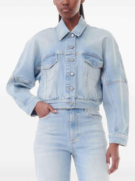 Cropped denim jacket