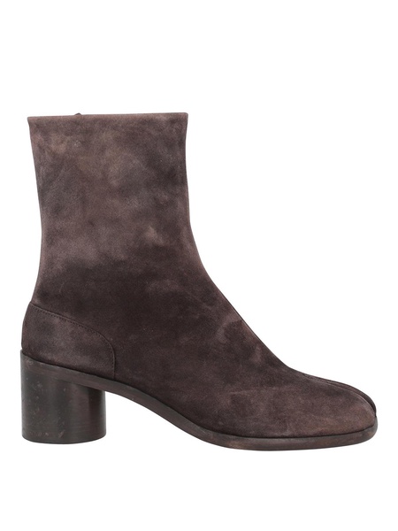 Tabi Ankle Boots In Suede Leather