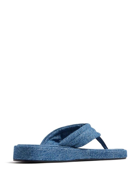 Branded Denim Flip-Flop