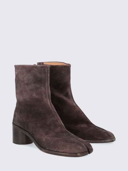 Tabi Ankle Boots In Suede Leather