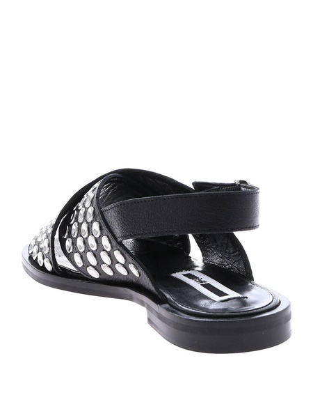 Black Kim studded sandals