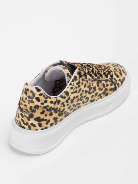 Animalier Print Side Logo Sneakers