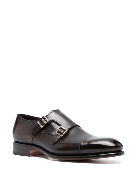 Leather  Monk Strap Shoes