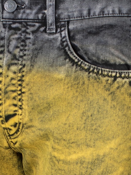 Garment dyed jeans